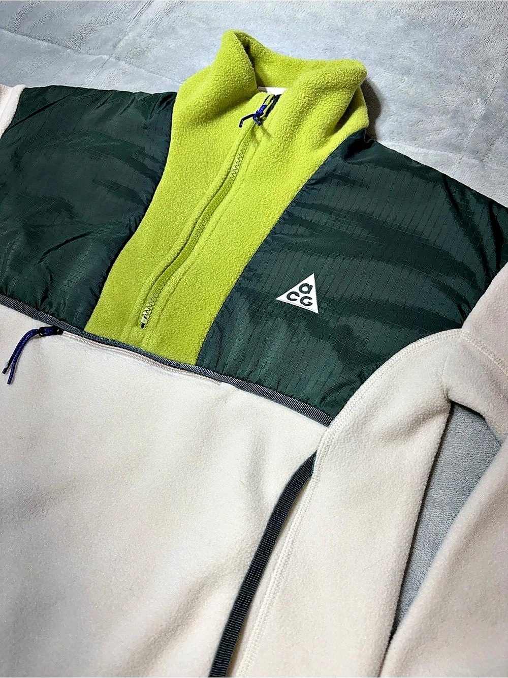 Nike ACG Kids Small Wolf Tree Polartec Fleece 1/4 Zip Jacket FD2872
